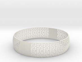 Bracelet in White Natural Versatile Plastic