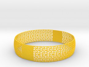 Bracelet in Yellow Smooth Versatile Plastic