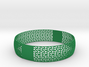 Bracelet in Green Smooth Versatile Plastic