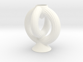 Vase 1801V in White Smooth Versatile Plastic