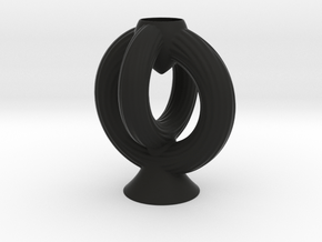 Vase 1801V in Black Smooth Versatile Plastic