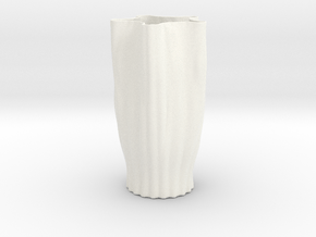 Vase 18 Redux in White Smooth Versatile Plastic