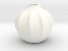 Vase 2220 in White Smooth Versatile Plastic