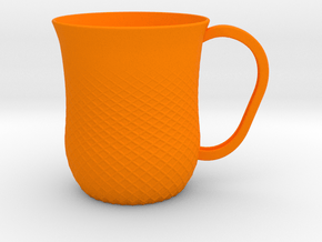Mug in Orange Smooth Versatile Plastic