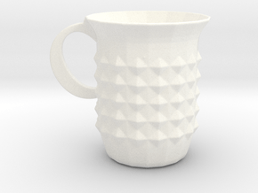 Tuesday Mug in White Smooth Versatile Plastic
