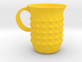 Tuesday Mug in Yellow Smooth Versatile Plastic