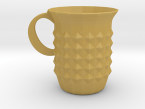 Tuesday Mug in Tan Fine Detail Plastic