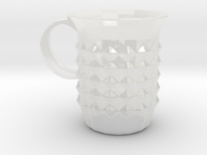 Tuesday Mug in Clear Ultra Fine Detail Plastic