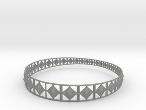 Bracelet in Gray PA12 Glass Beads