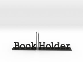 Book Holder in Black Smooth Versatile Plastic