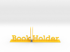 Book Holder in Yellow Smooth Versatile Plastic