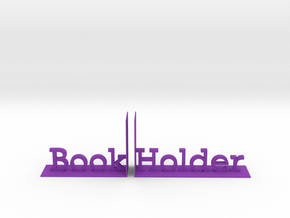 Book Holder in Purple Smooth Versatile Plastic