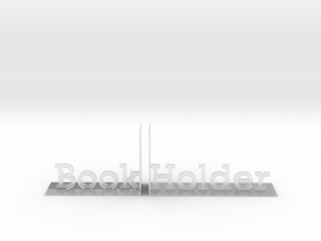 Book Holder in Clear Ultra Fine Detail Plastic