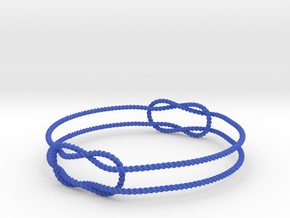 Knots Bracelet in Blue Smooth Versatile Plastic