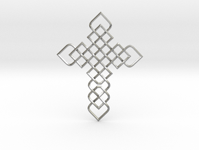 Knots Cross in Natural Silver