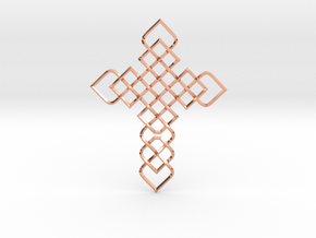 Knots Cross in Polished Copper