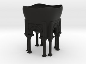 Arches planter in Black Smooth PA12