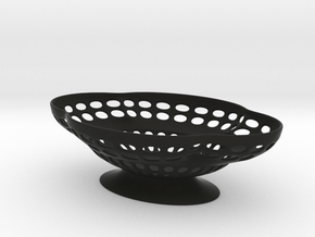 Soap Dish in Black Smooth PA12