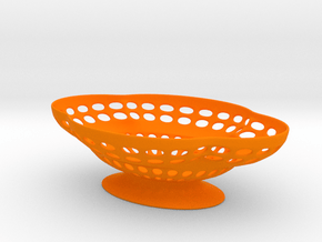 Soap Dish in Orange Smooth Versatile Plastic
