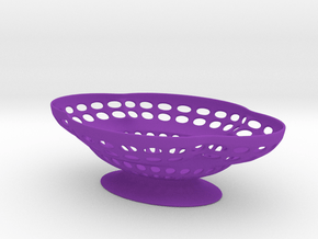 Soap Dish in Purple Smooth Versatile Plastic