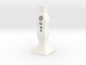 Vase 1655 in White Smooth Versatile Plastic