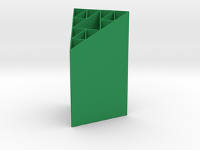 Sierpinski Gasket Penholder in Green Smooth Versatile Plastic