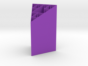 Sierpinski Gasket Penholder in Purple Smooth Versatile Plastic