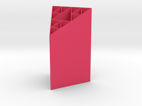 Sierpinski Gasket Penholder in Pink Smooth Versatile Plastic