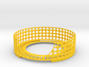 Coaster Holder in Yellow Smooth Versatile Plastic