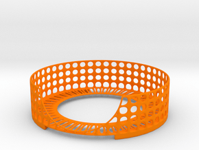 Coaster Holder in Orange Smooth Versatile Plastic