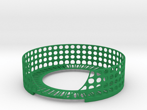 Coaster Holder in Green Smooth Versatile Plastic