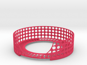 Coaster Holder in Pink Smooth Versatile Plastic