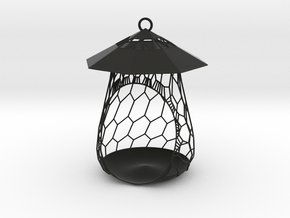 Birdfeeder in Black Smooth PA12