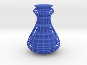 Cagy Vase in Blue Smooth Versatile Plastic
