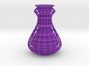 Cagy Vase in Purple Smooth Versatile Plastic
