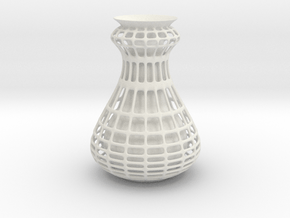 Cagy Vase in White Natural TPE (SLS)