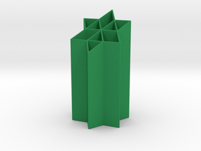 6PS Penholder in Green Smooth Versatile Plastic