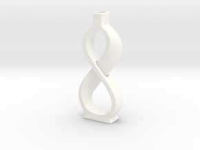 Vase 1842 in White Smooth Versatile Plastic