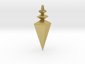 Pendulum 1256 in Natural Brass