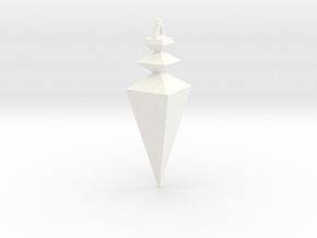 Pendulum 1256 in White Smooth Versatile Plastic