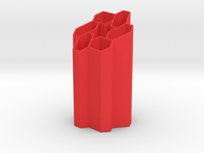 Innerstar Penholder in Red Smooth Versatile Plastic