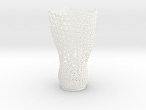 Alhambra Vase in White Smooth Versatile Plastic