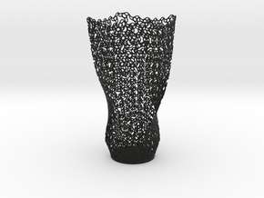 Alhambra Vase in Black Smooth Versatile Plastic