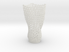 Alhambra Vase in White Natural TPE (SLS)