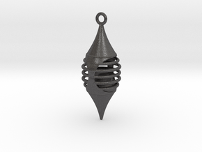 Pendulum in Dark Gray PA12 Glass Beads