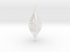 Pendulum in Clear Ultra Fine Detail Plastic
