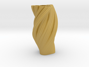 Saturday Fractal Vase 803 in Tan Fine Detail Plastic