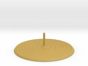 Spiral incense burner in Tan Fine Detail Plastic