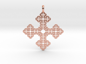 Koch Cross in Natural Copper