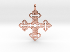 Koch Cross in Polished Copper